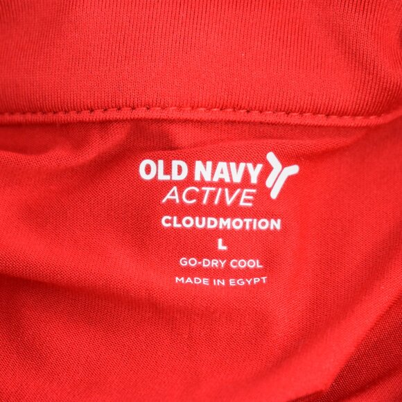 Men's Old Navy Active CloudMotion Polo Short Sleeve LARGE Robbired NEW - Picture 8 of 8